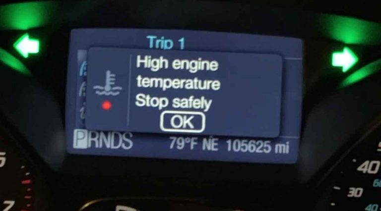 High Engine Temperature Stop Safely: Crucial Tips