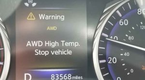 Awd High Temp Stop Vehicle Alert