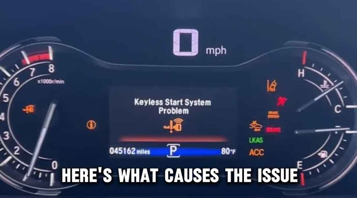 Honda Pilot Keyless Start System Problem: