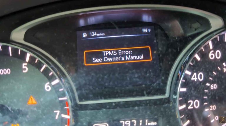 How To Fix TPMS Error Nissan Altima: