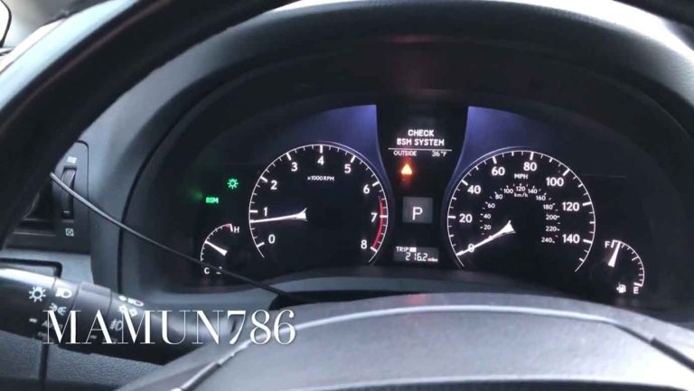 Lexus BSM Light