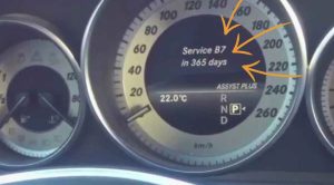 Mercedes B7 Service