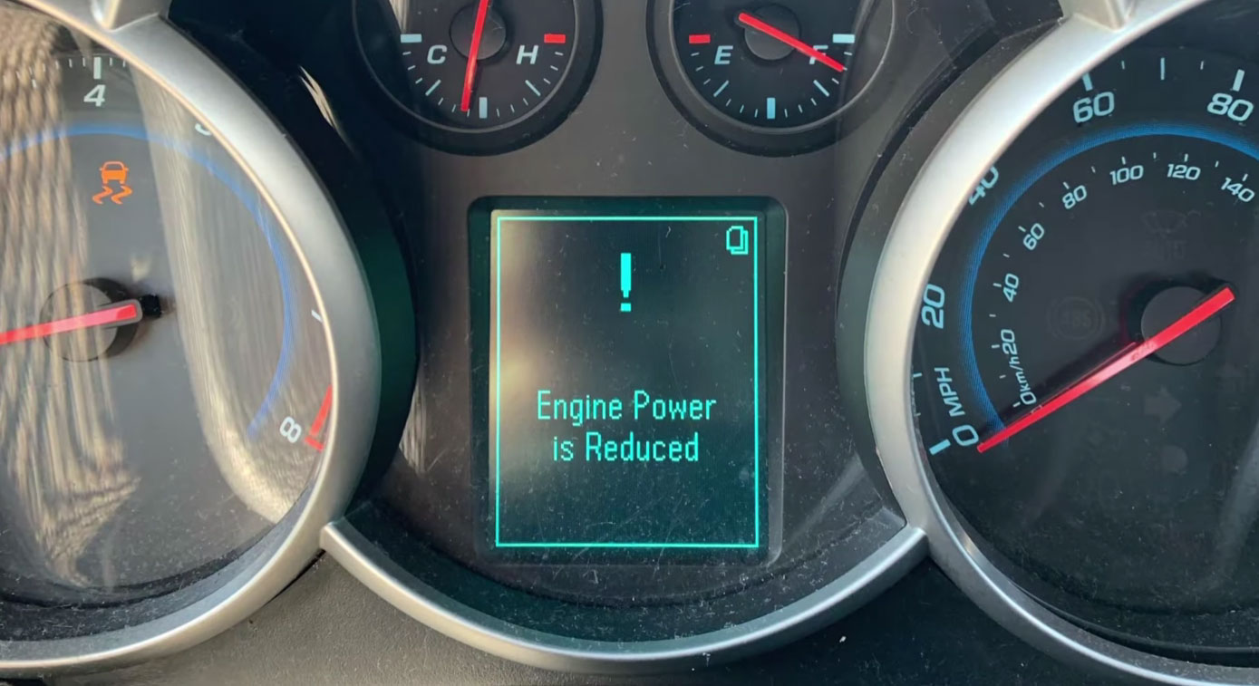 Chevy Cruze Engine Power Reduced