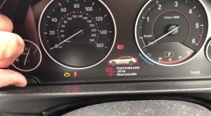 BMW Brake Pad Warning Light