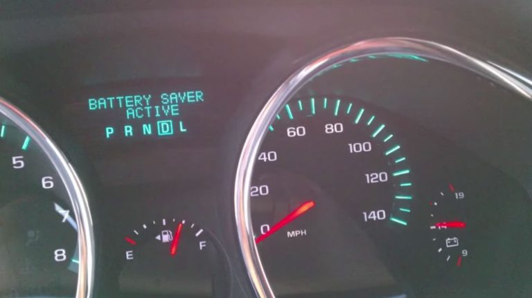 Battery Saver Active Chevy Cruze: