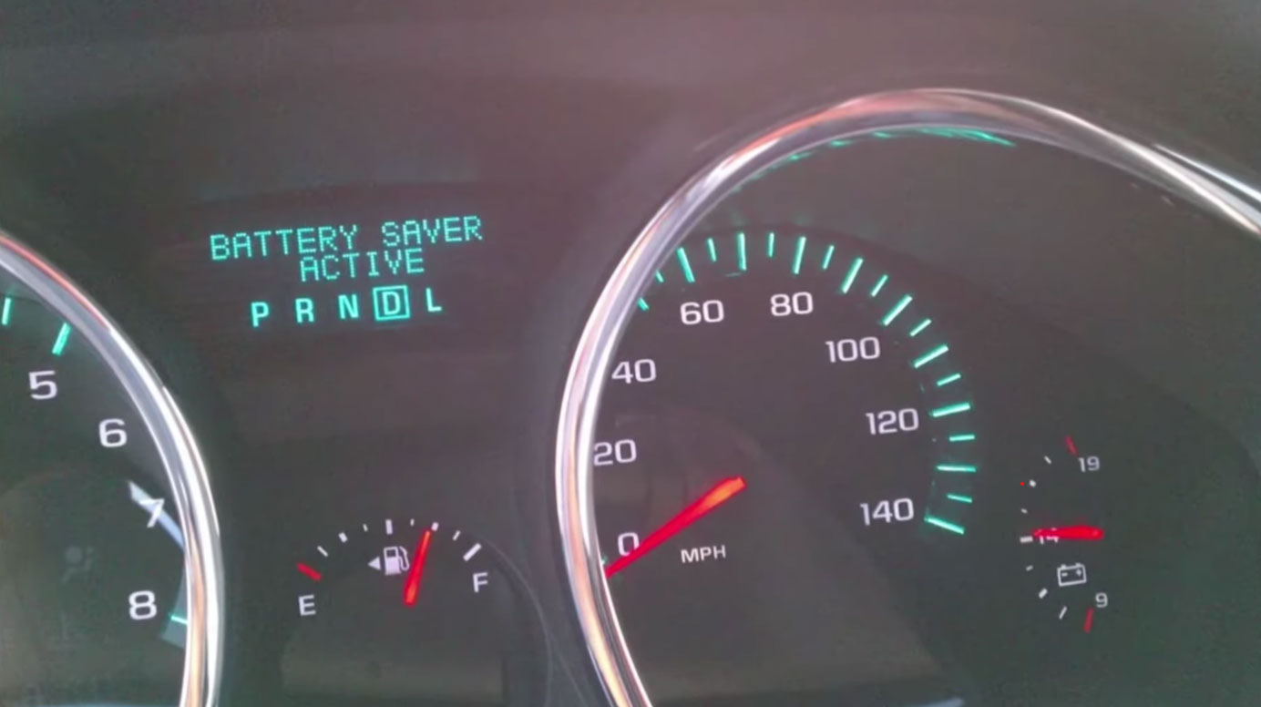 Battery Saver Active Chevy Cruze: