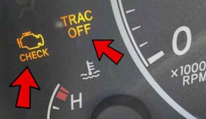 Trac Off And Check Engine Light Toyota