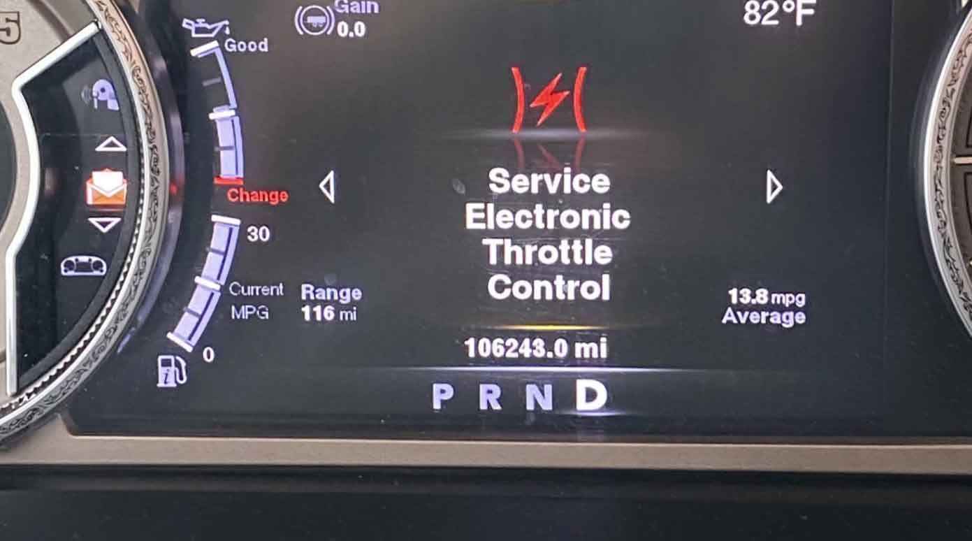 Dodge Ram Lightning Bolt Warning Light