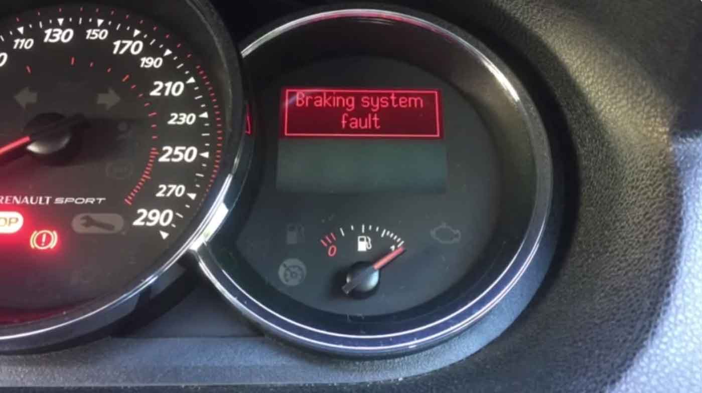 Renault Braking System Fault