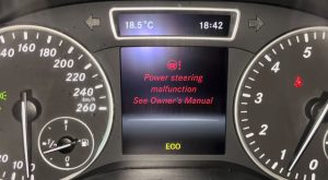 Mercedes Power Steering Malfunction