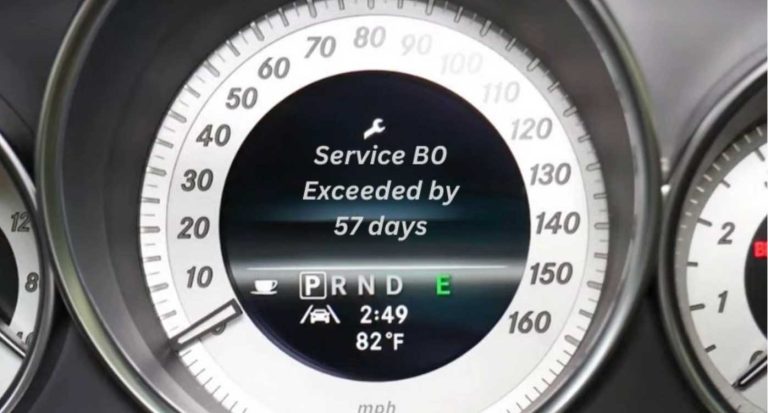 What Is Mercedes B0 Service