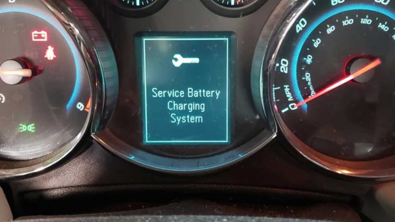 Chevy Traverse Charging System Warning