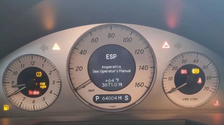 Mercedes ESP Inoperative