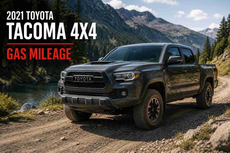 What Gas Mileage Does a 2021 Tacoma 4x4 Get?