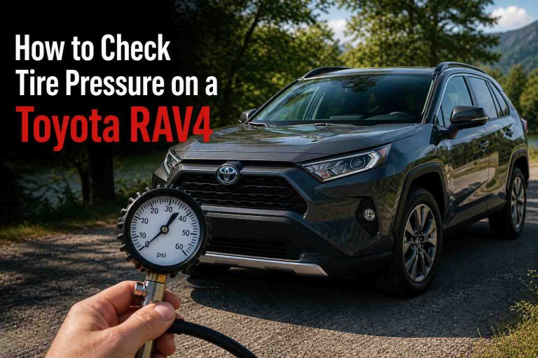 How to Check Tire Pressure on a Toyota RAV4