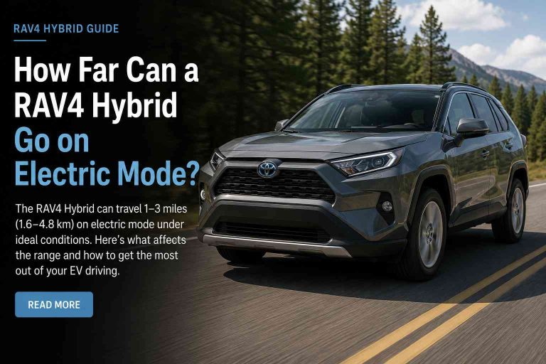 How Far Can a RAV4 Hybrid Go on Electric Mode?