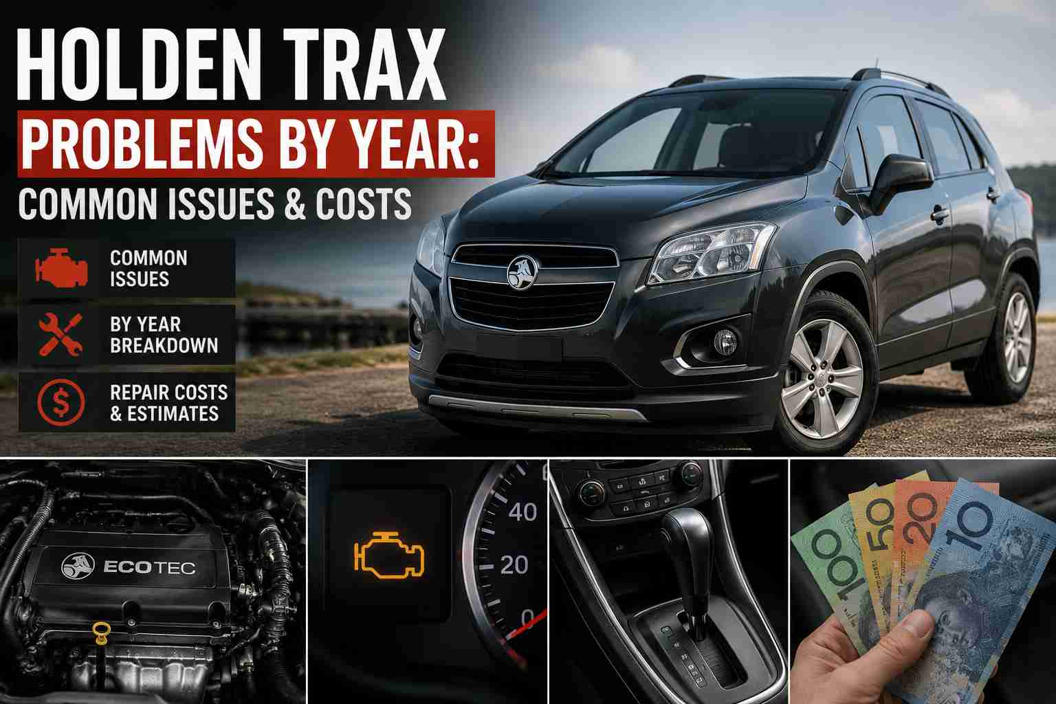 Holden Trax Problems by Year: Common Issues & Costs