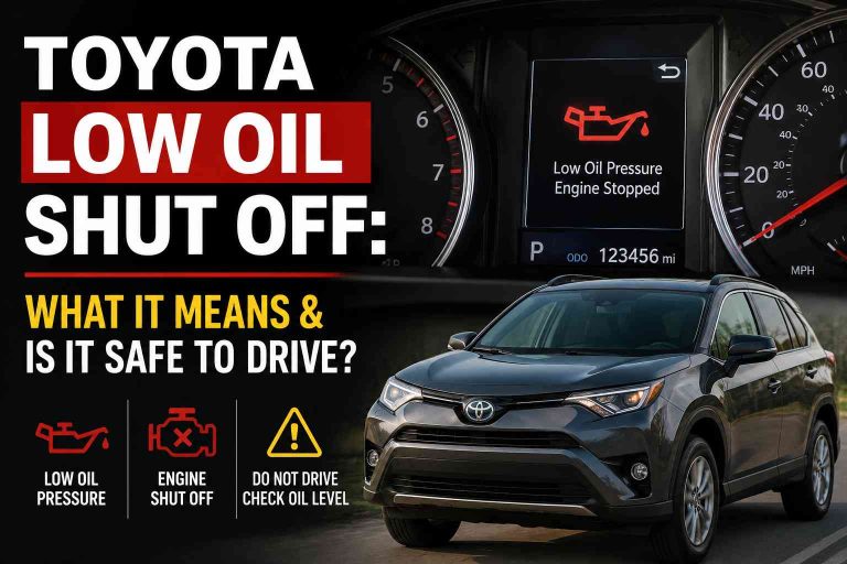 Toyota Low Oil Shut Off: What It Means & Is It Safe to Drive?