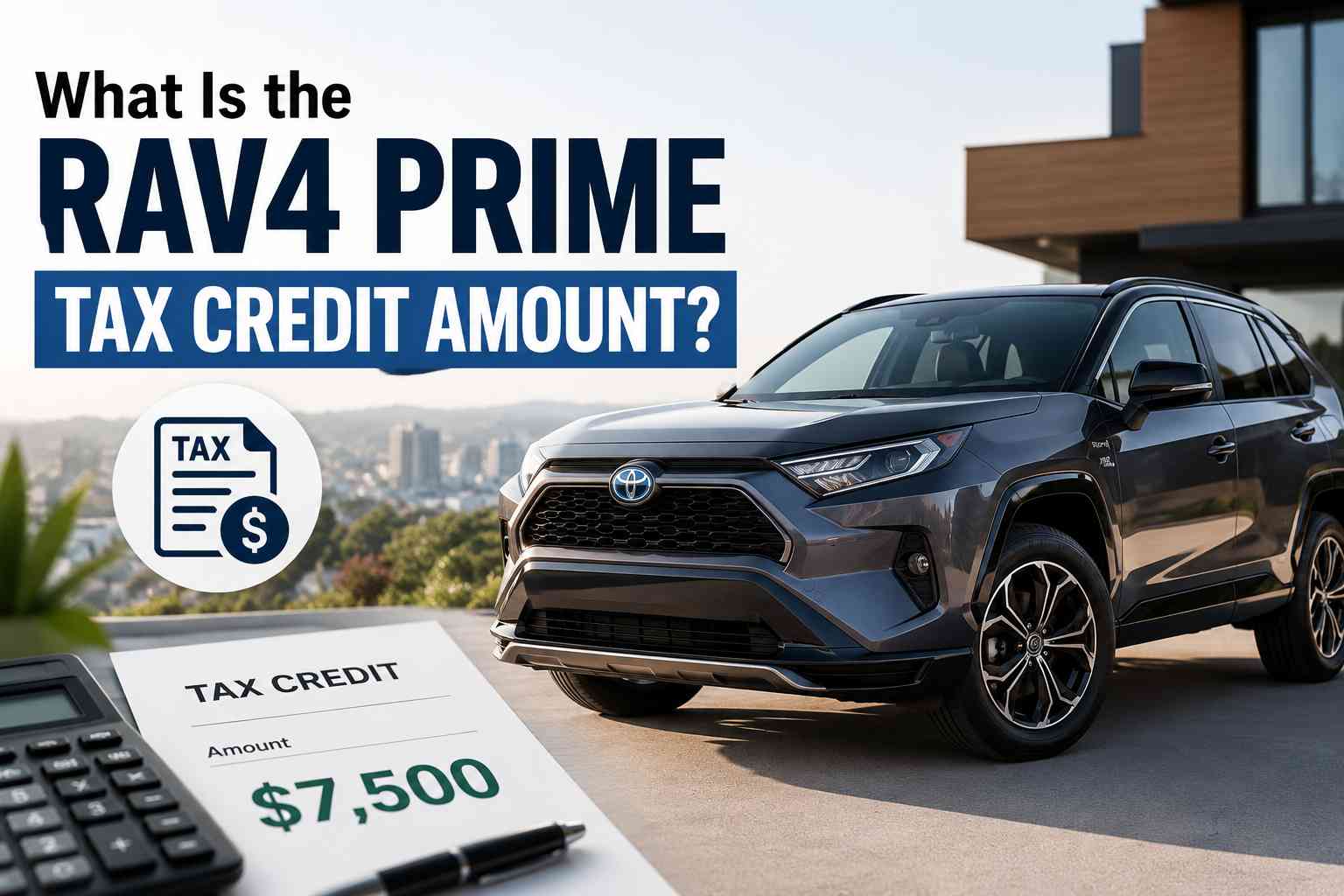What Is the RAV4 Prime Tax Credit Amount?