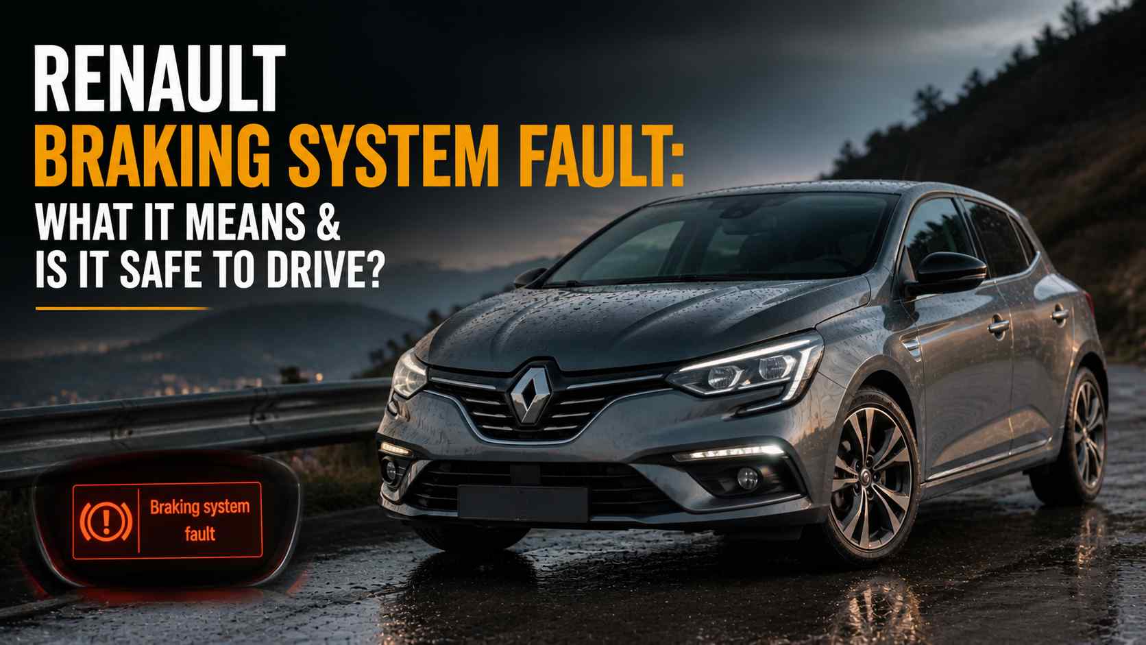 Renault Braking System Fault: What It Means & Is It Safe to Drive?